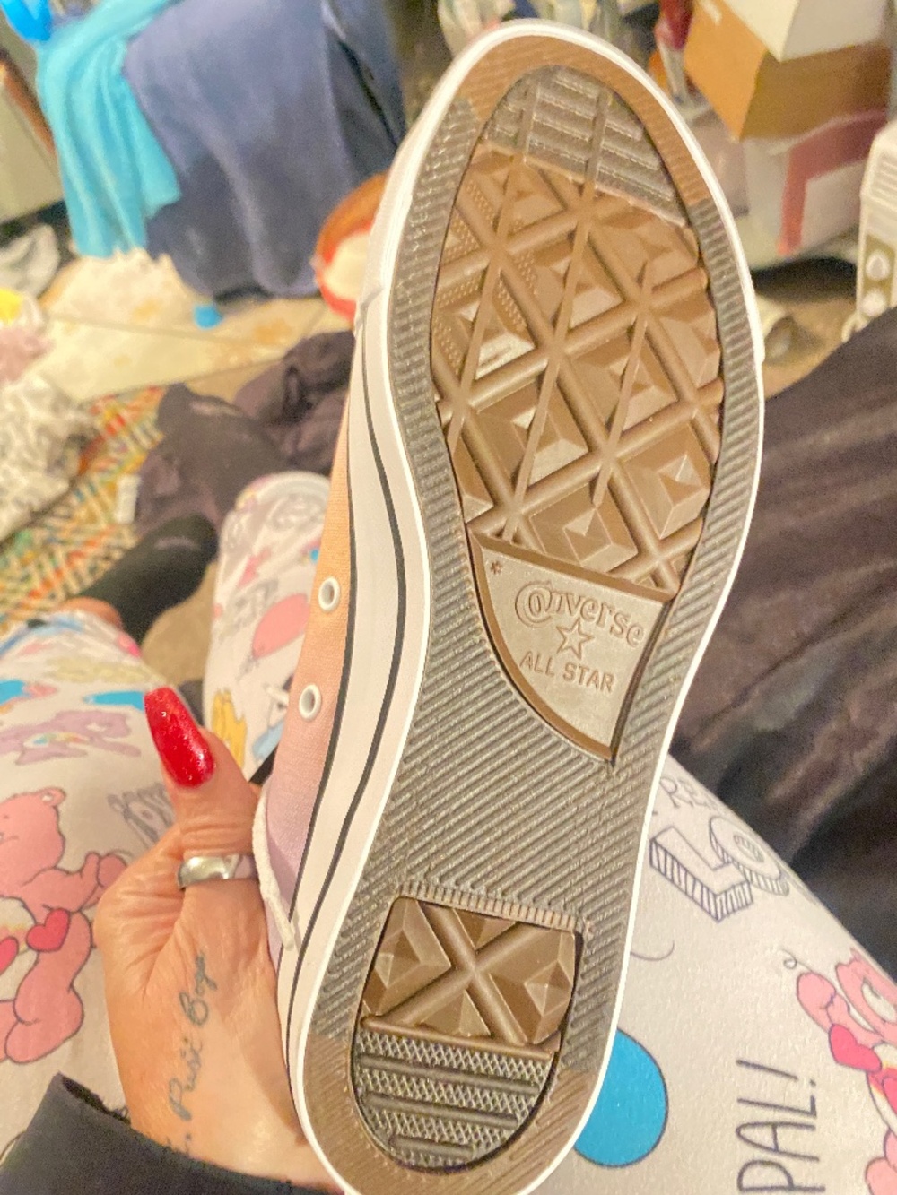 Converse pastel shoes